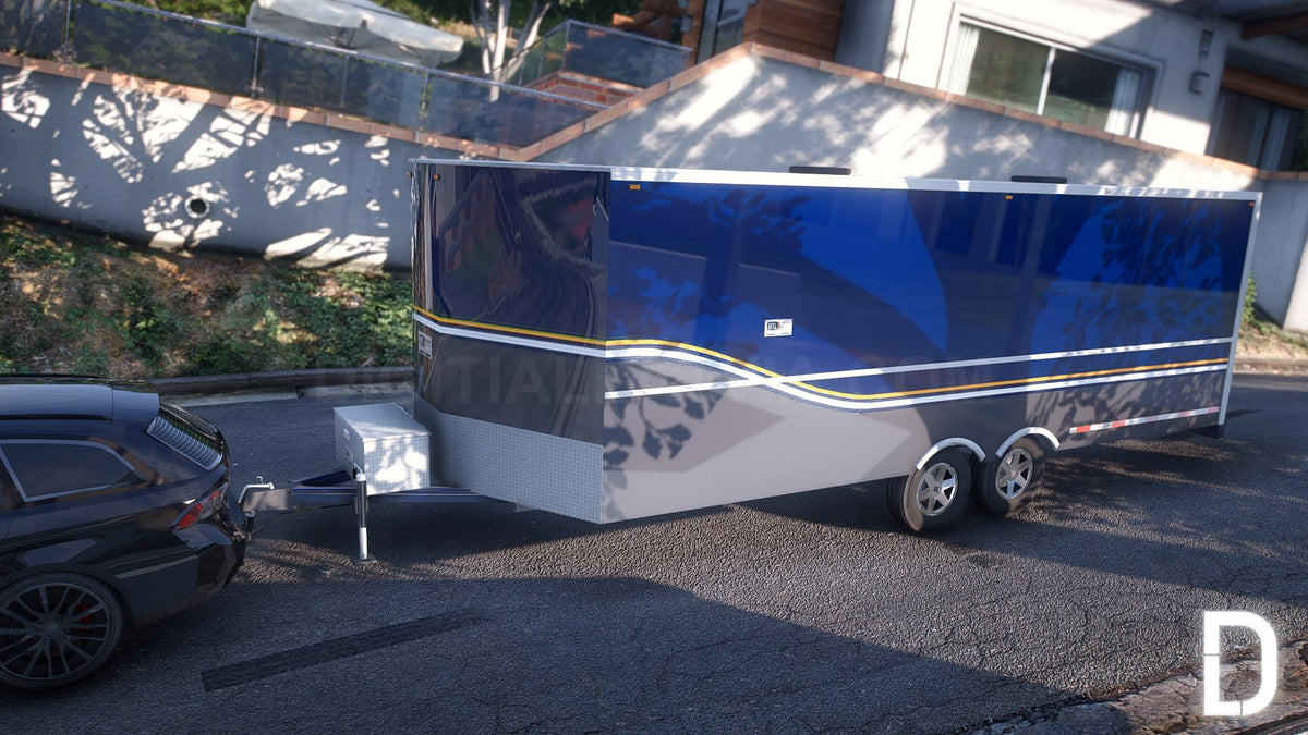 Car Trailer Enclosed | Template