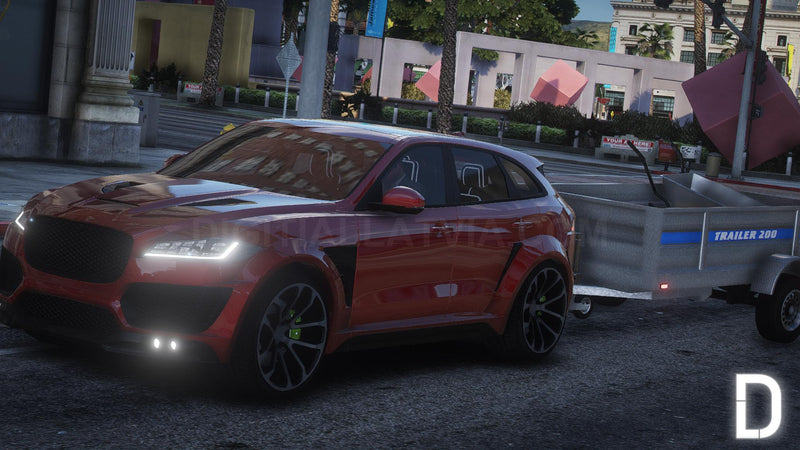 Jaguar F Pace Lumma | Abzeichen entfernt