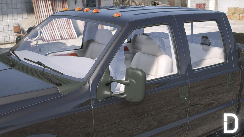 Ford F-350 Super Duty Truck + Trailer | Debadged