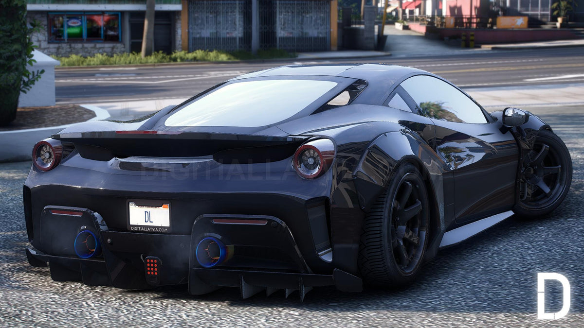 Ferrari 488 Pista Widebody 2020 | Debadged | Custom Sound