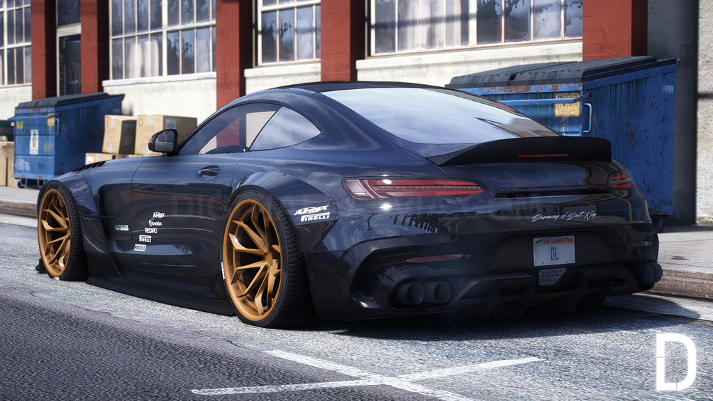 Mercedes AMG GT Mansaug 2021 | Debadged | Template