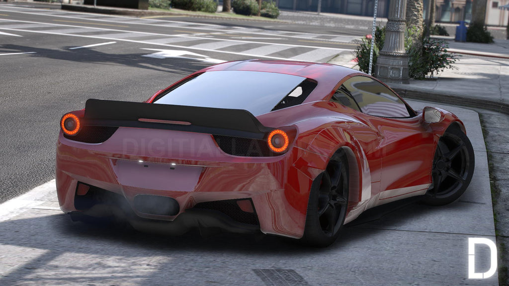 Ferrari 458 Italia | Debadged | Template | Tuning