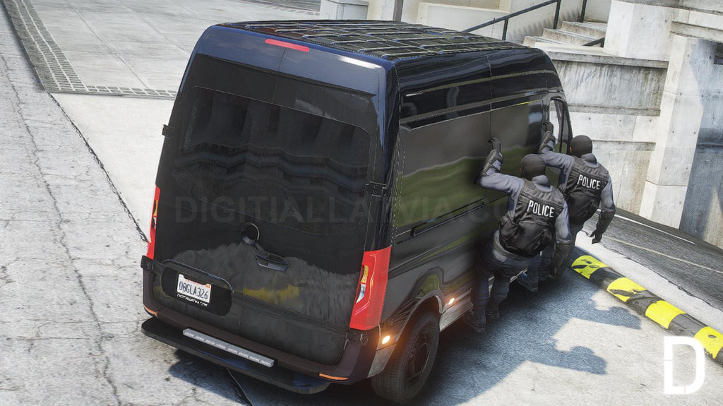 Mercedes-Benz Sprinter SWAT 2019 | Debadged