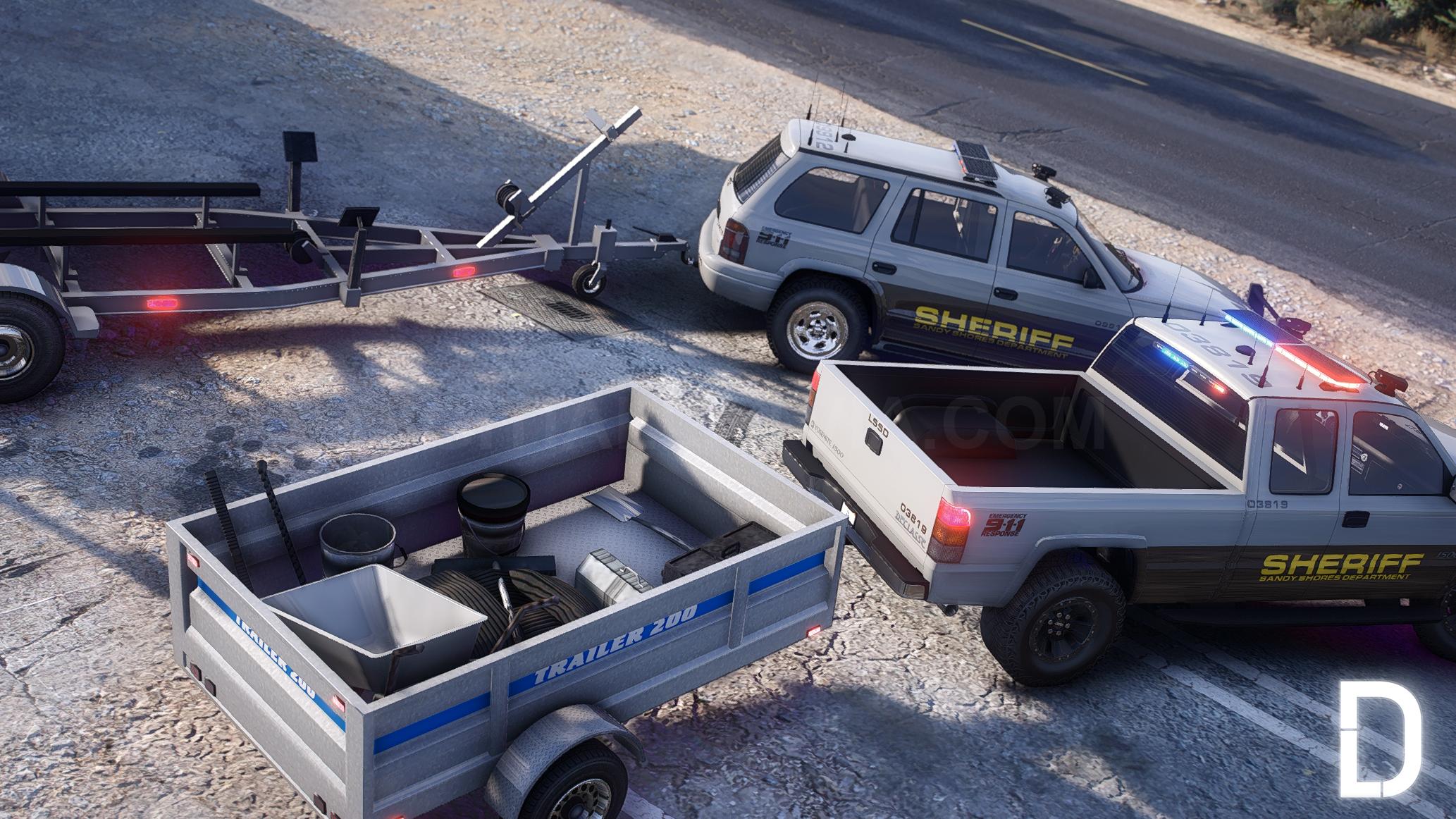 Sheriff Vanilla Pack | 5 Vehicles | Templates