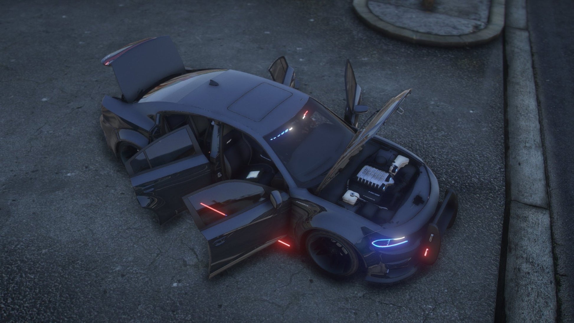 FiveM Dodge Charger SRT Hellcat Unmarked Police - DigitalLatvia