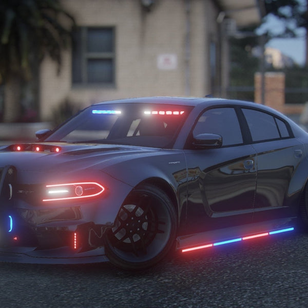 Dodge Charger SRT Hellcat Unmarked Police - FiveM ready - DigitalLatvia