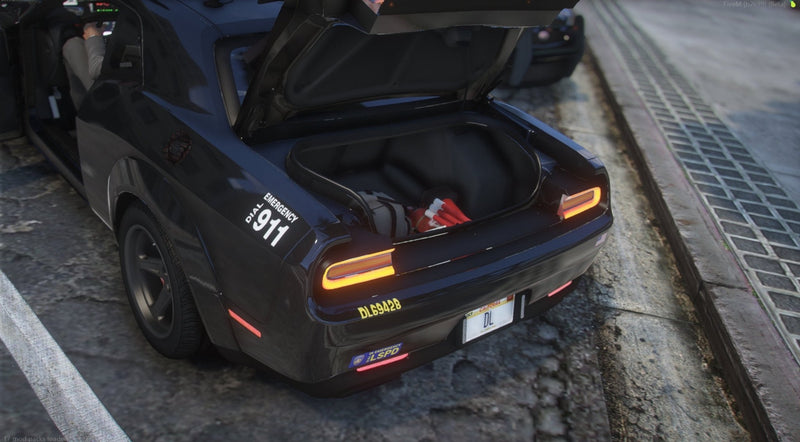 Dodge Challenger Demon LSPD | Debadged | Template