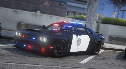 FiveM Dodge Demon LSPD | Debadged | Template - DigitalLatvia