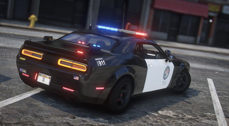 Dodge Challenger Demon LSPD | Debadged | Template