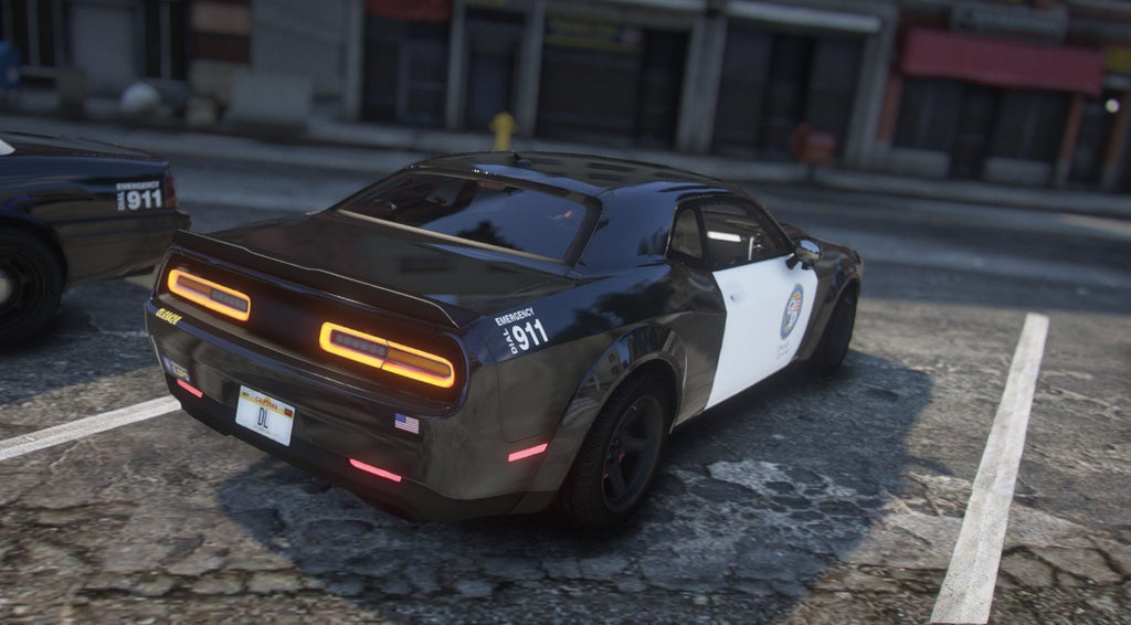 FiveM Dodge Demon LSPD | Debadged | Template - DigitalLatvia