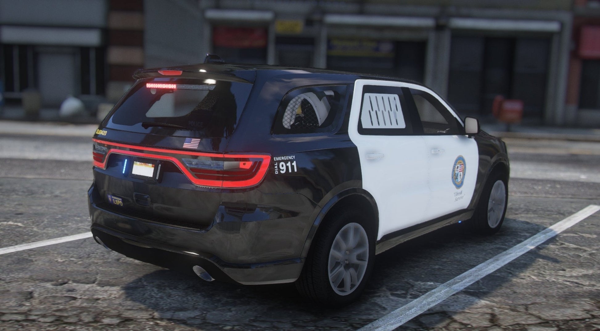 FiveM Dodge Durango LSPD | Debadged | Template - DigitalLatvia