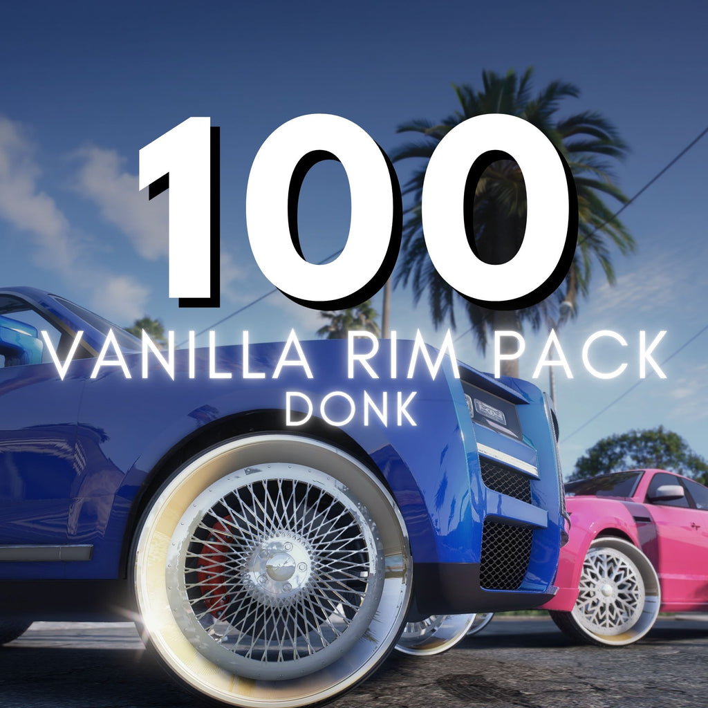 Custom 100 Lore Friendly Donk Rims Pack