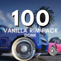 Custom 100 Lore Friendly Donk Rims Pack