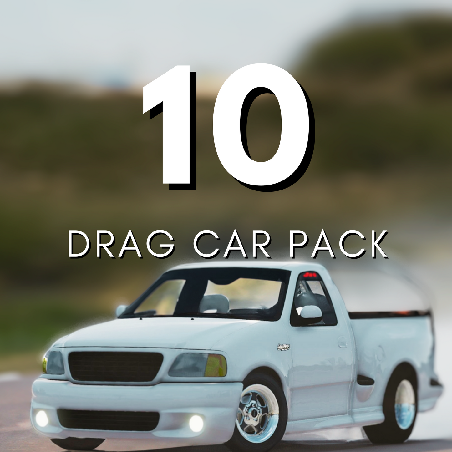 10 Drag Racing Car Pack
