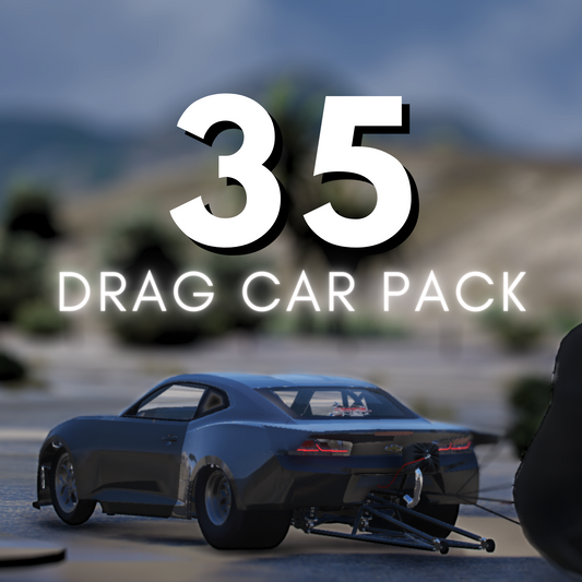 35 Drag Racing Car Pack