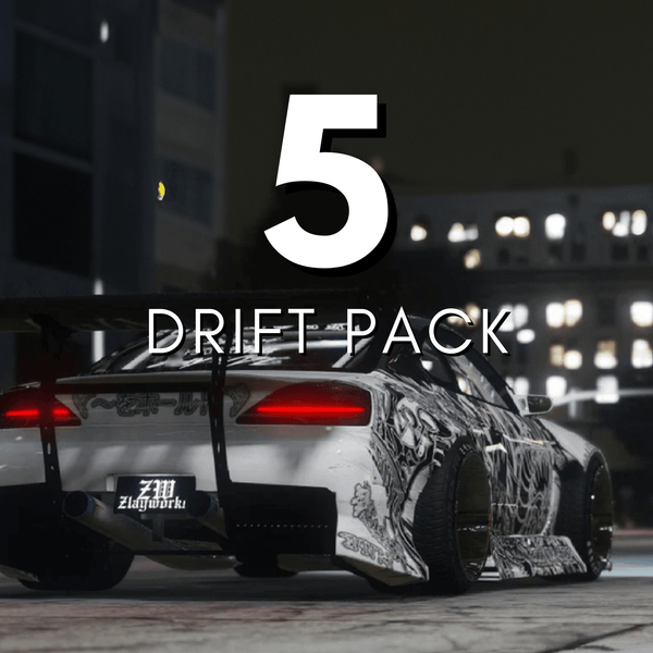 Pack de voitures Drift : 5 VOITURES | Optimisé !