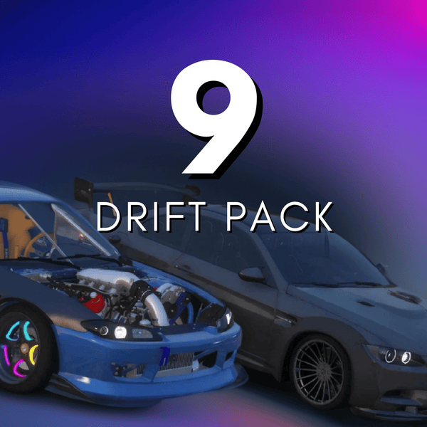 Pack de voitures Drift : 9 VOITURES | Optimisé !