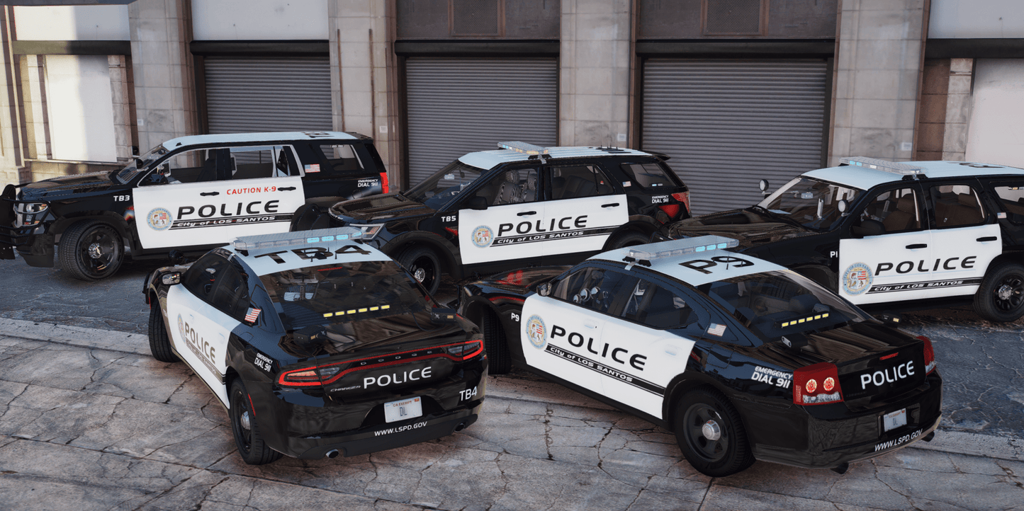 FiveM ELS LSPD Pack | 5 Vehicles - DigitalLatvia