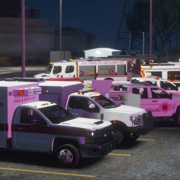 Emergency Service Pack | 50 Vehicles