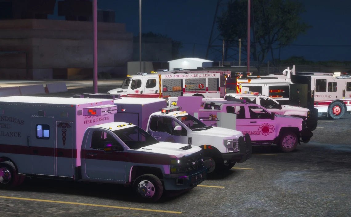 FiveM Emergency Service Pack | 50 Vehicles - DigitalLatvia