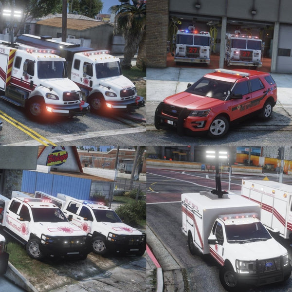 Emergency Service Pack | 50 Vehicles