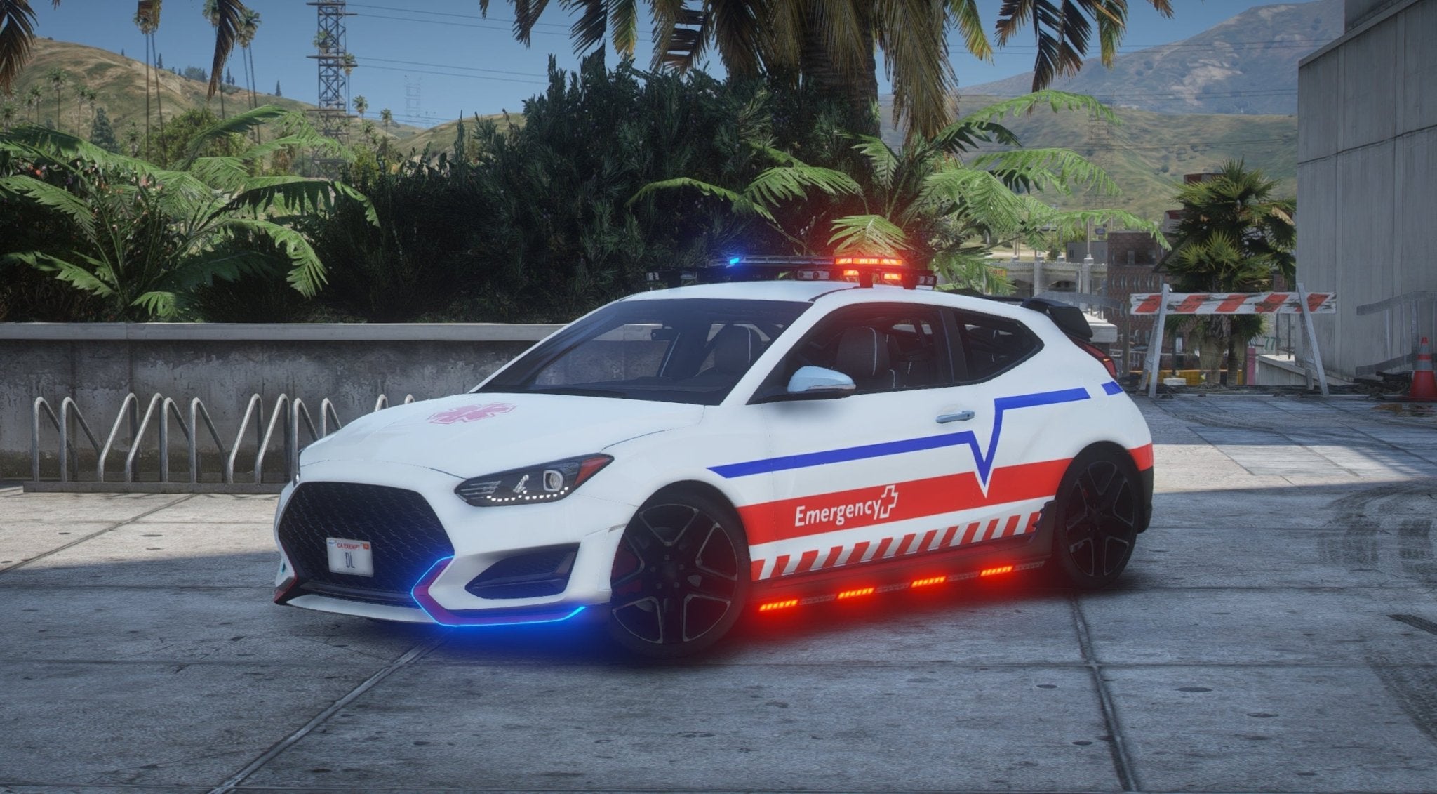 FiveM EMS Hyundai Veloster N 2018 | Debadged | Template - DigitalLatvia