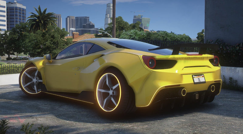 Ferrari 488 Animated | Debadged