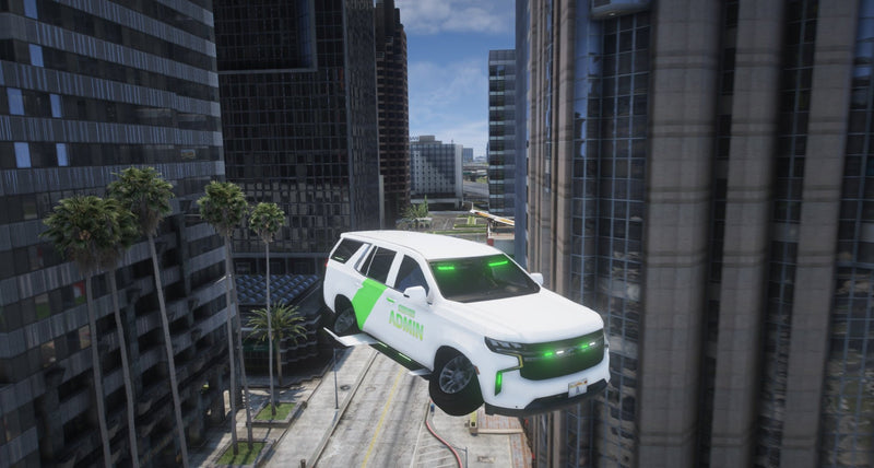 Admin Car | Flying | Rockets | Template