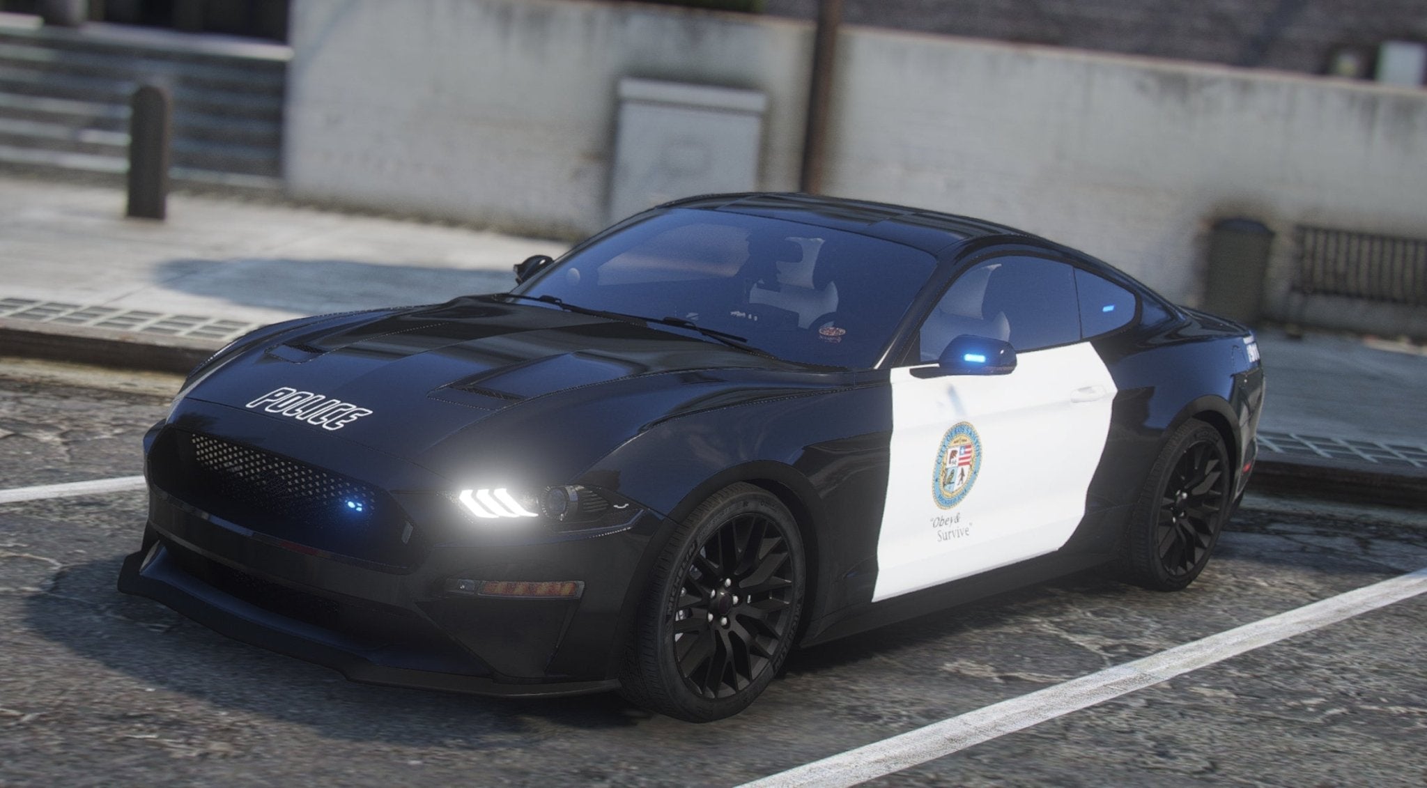 FiveM Ford Mustang LSPD | Debadged | Template - DigitalLatvia