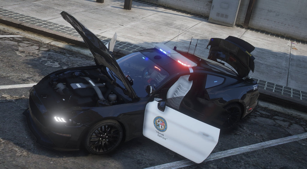 FiveM Ford Mustang LSPD | Debadged | Template - DigitalLatvia