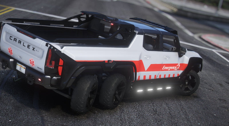 Hummer GMC EV 6x6 2022 EMS | Debadged | Template
