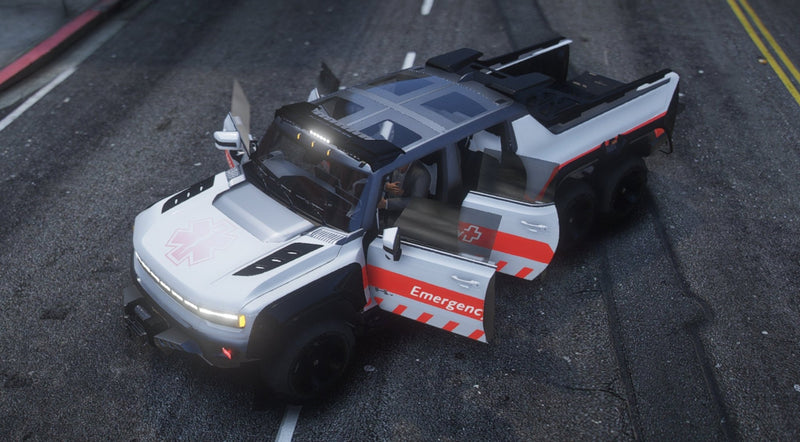 Hummer GMC EV 6x6 2022 EMS | Debadged | Template