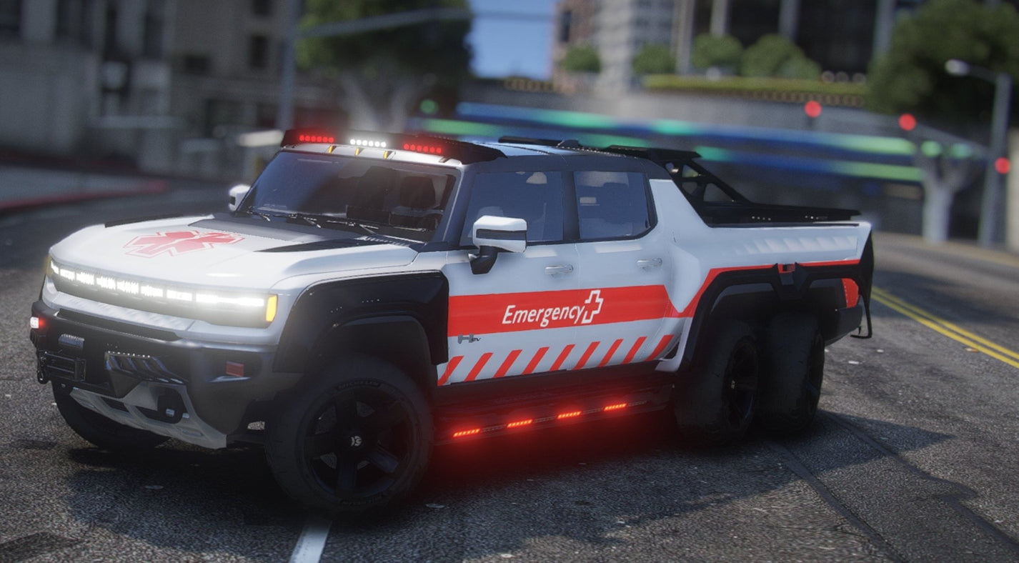 FiveM Hummer GMC EV 6x6 2022 EMS Car Mod – DigitalLatvia