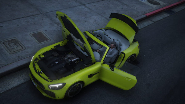 Mercedes-Benz AMG GT R Roadster 2020 | Debadged | Animated Roof