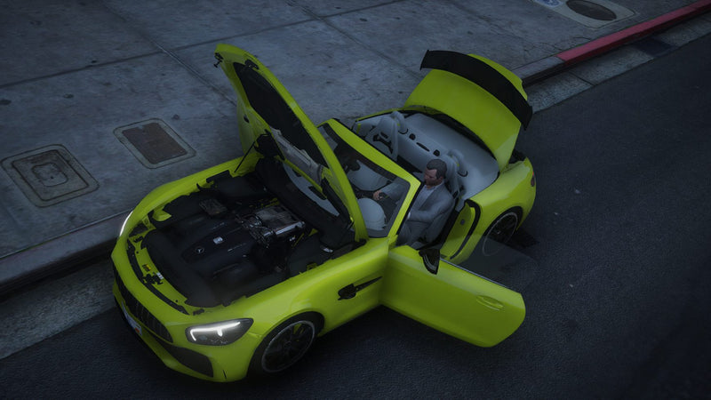 Mercedes-Benz AMG GT R Roadster 2020 | Debadged | Animated Roof