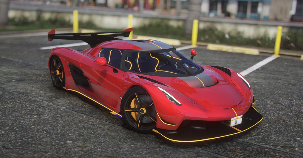 Koenigsegg Jesko 2021 | Animiert | Ohne Emblem