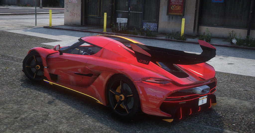 Koenigsegg Jesko 2021 | Animiert | Ohne Emblem