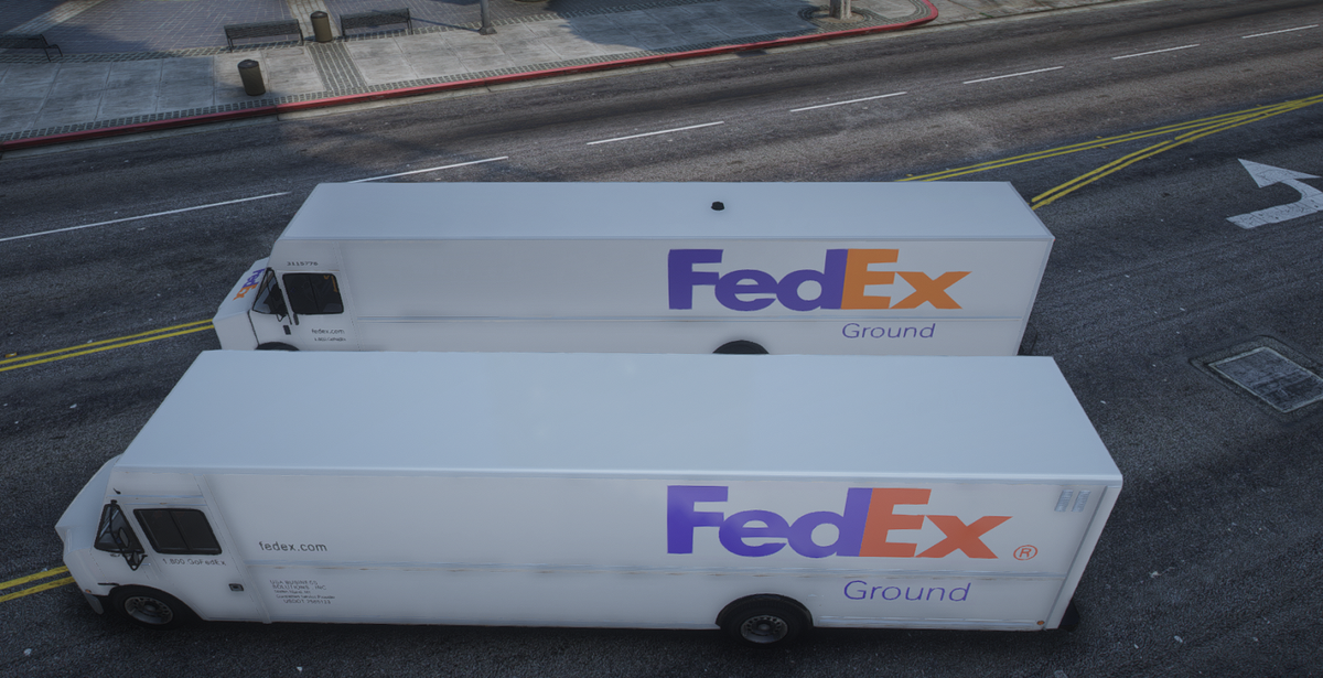 FedEx 3D Model to FiveM