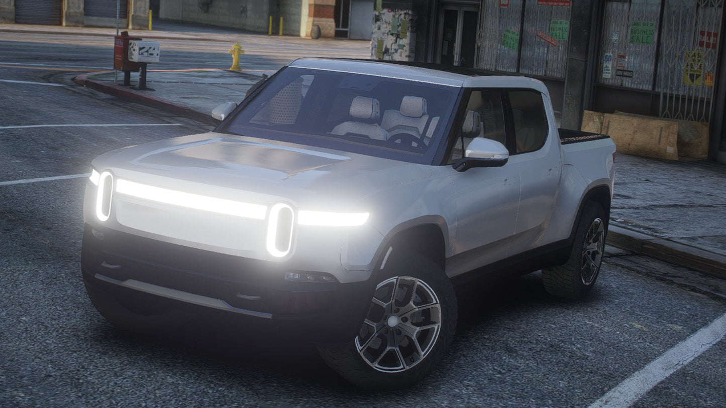 Rivian R1T 2022 | Debadged | Template