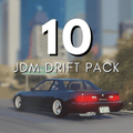 JDM Drift Car Pack | 10 Cars