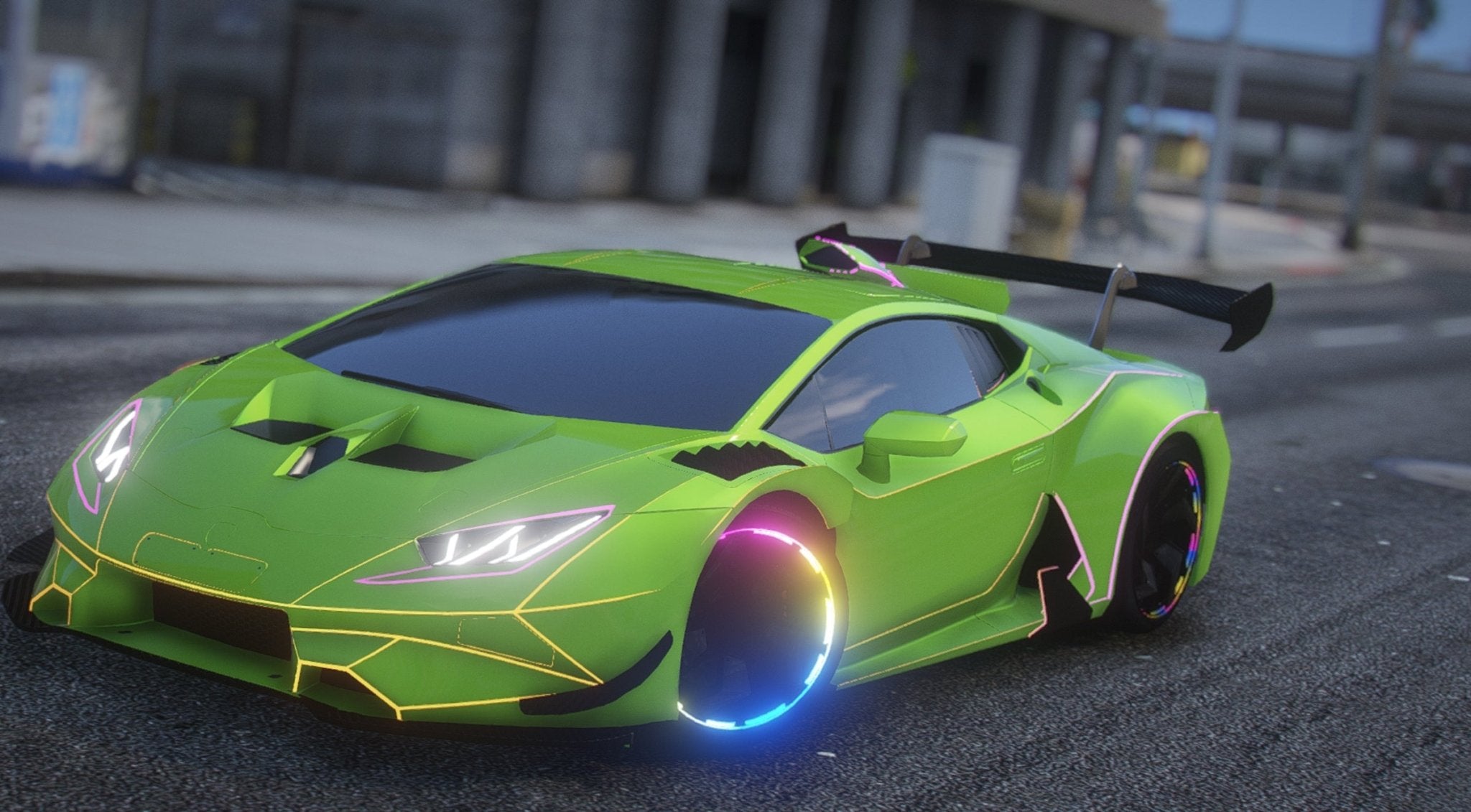 FiveM Debadged Lamborghini Huracan Animated Lights – DigitalLatvia