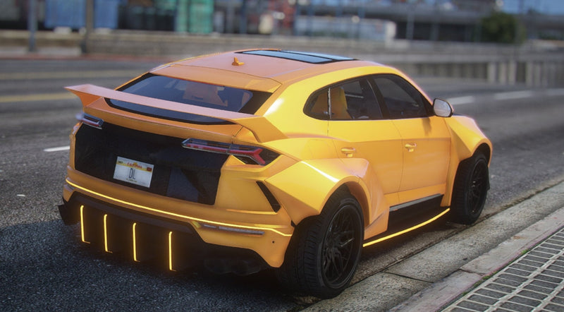 Lamborghini Urus animiert | Ohne Emblem