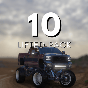 Lifted Car Pack | 10 Cars