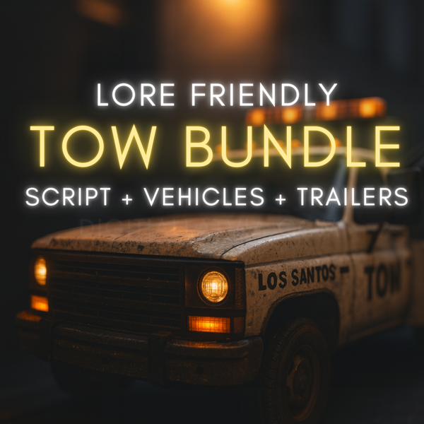 Tow Bundle Vanilla | Script + Vehicles + Trailers