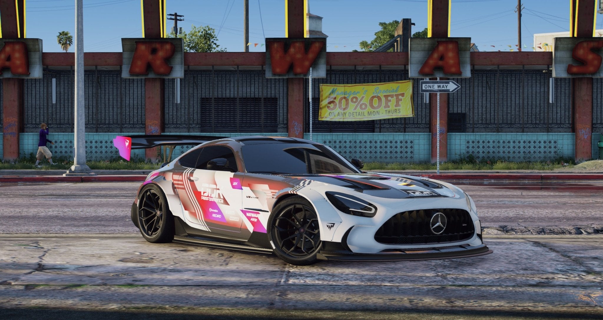 FiveM Mercedes AMG GT Mansaug - DigitalLatvia