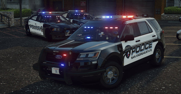 Police Car Pack | 12 Vehicles | Templates