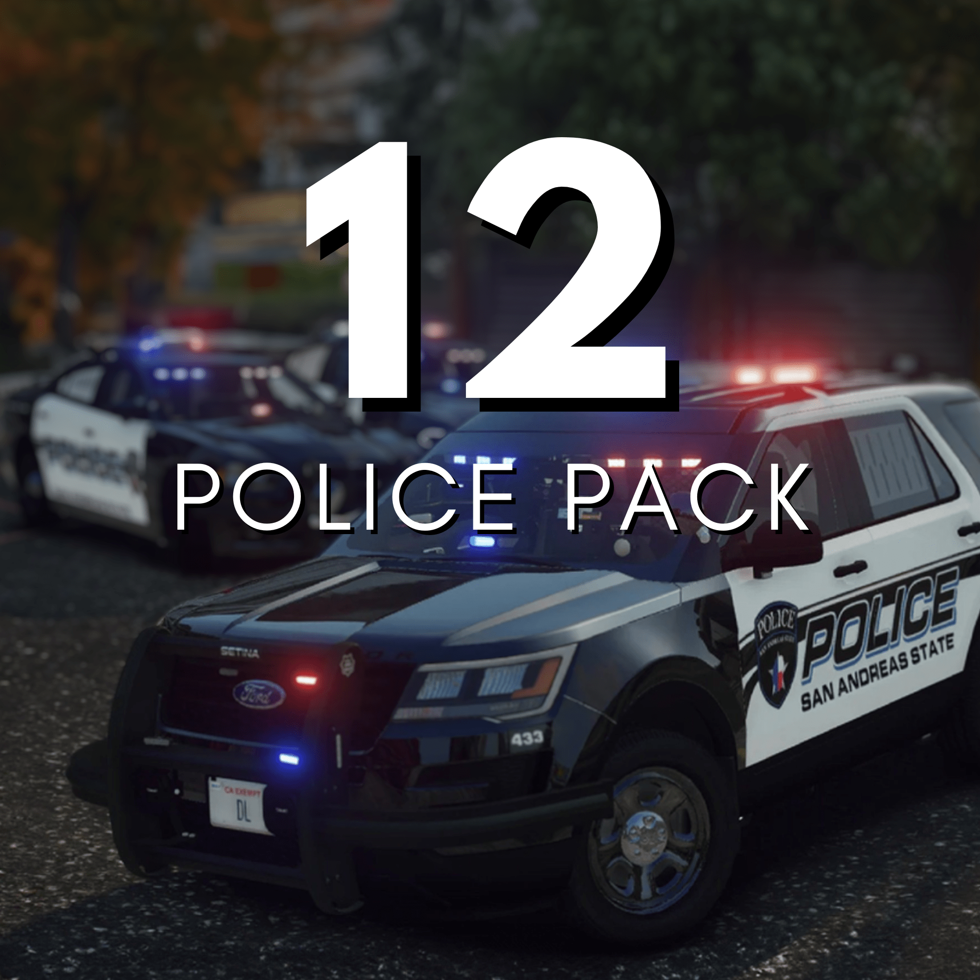 FiveM Police Car Pack | 12 Vehicles | Templates - DigitalLatvia