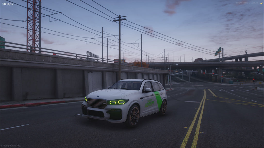 Ubermacht Rebla Admin Car | Flying | Rockets | Tuning | Template
