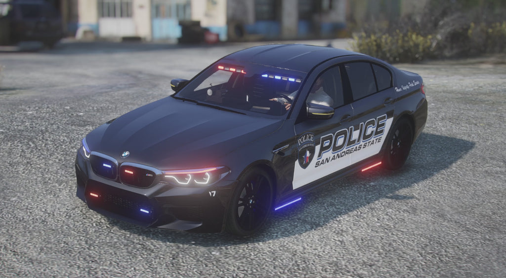 BMW M5 Polizei | Vorlage