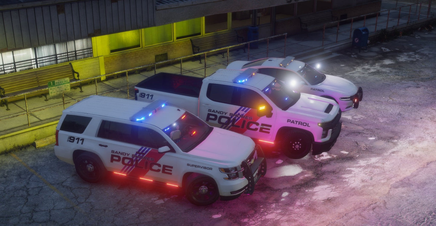 FiveM Sandy Shores Police Car Pack | 3 Cars - DigitalLatvia
